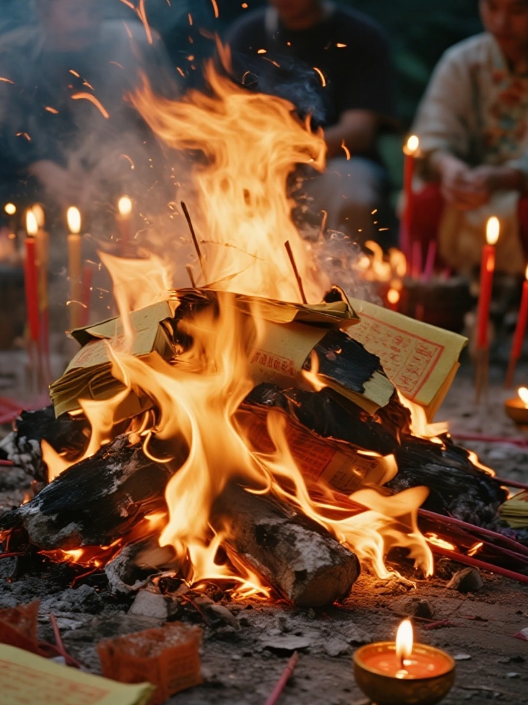 烧纸时为什么不能用棍子翻？