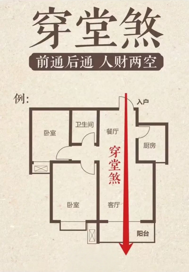 穿堂煞的危害重重，又该如何化解