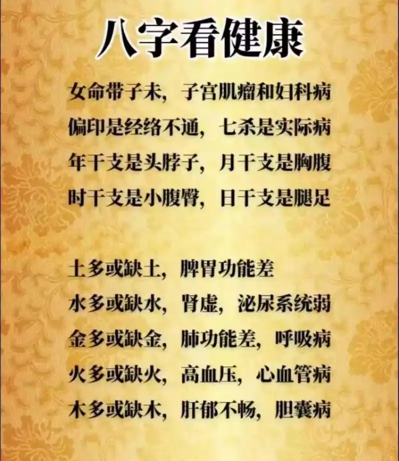 十二生肖与疾病倾向：从年支看健康隐患